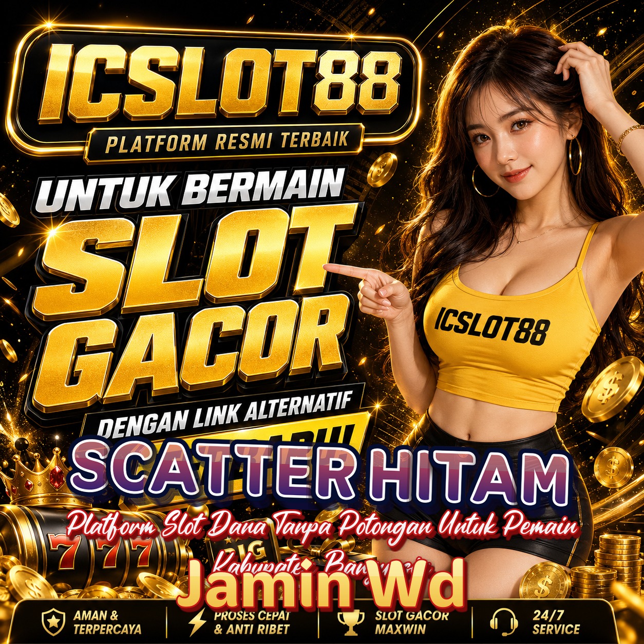 SCATTER HITAM