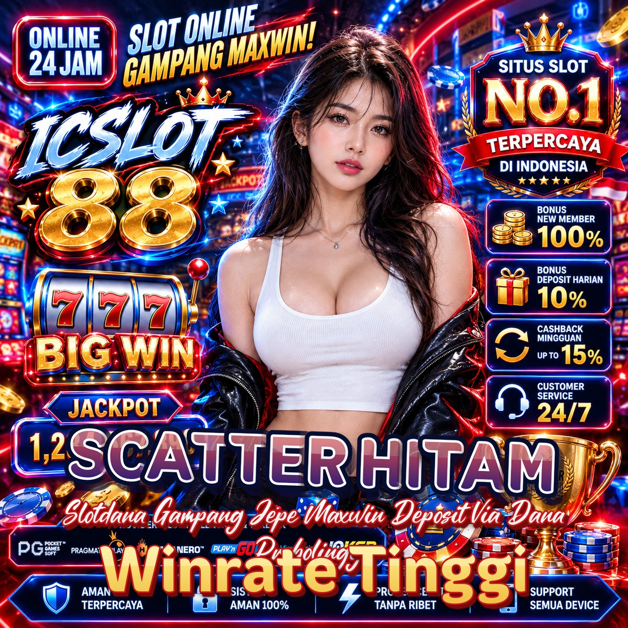 SCATTER HITAM